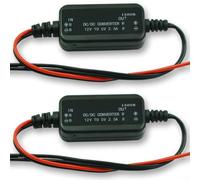 Convertitore riduttore di tensione CC da 12 V in ingresso a 5 V per esigenze energetiche in veicoli elettrici e fai da te, 2 pezzi
