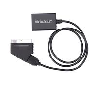 Convertitore SCART a HDMI, Adattatore Video Scaler Convertitore Video, Supporto Uscita NTSC e Pal, Adattatore Video HD, HDMI 1.3 e Retrocompatibile