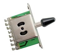 Convertitore Selettore Di Pickup 5/3 Vie Per Chitarra 5/3 Way W/Manopola Pickup chitarra elettrica (Color : 5 way Black)
