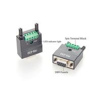 Convertitore Seriale da RS232 A RS485/TTL, da DB9 Femmina Maschio A Morsetto A Vite A 5 Pin, Adattatore di Segnale da RS232 A Interfaccia 3,3 V/5 V.