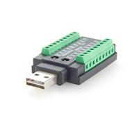 Convertitore seriale industriale 4 in 1 da USB a RS232 RS485 RS422 TTL con chip FT232RNL Adattatore da USB 2.0 A a morsettiera