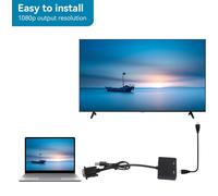 Convertitore Splitter Adattatore da VGA A HDMI 1080 FULL HD KOS-12021