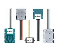 Convertitore stabilizzatore CC 9-36V 12V 24V a 1-30A Regolatore di tensione inverter potenza boost buck for LED(21A 101 Blue)