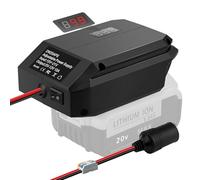 Convertitore step-down, adattatore per batteria Makita da 18 V a 12 V con uscita da 5 V a 13 V, 10 A, presa accendisigari per Power Wheels LED luce RC auto progetti fai da te