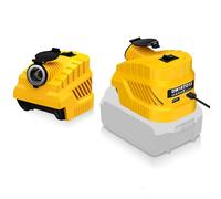Convertitore Step Down da 20 V a 12 V compatibile con batteria Dewalt da 20 V (senza batteria), adattatore di alimentazione con accendisigari da 240 W, 27 W Type-C + uscita USB-A per elettrodomestici