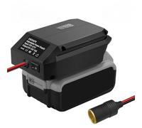 Convertitore Step Down per Dewalt 20 V a 12 V, adattatore per batteria e accendisigari, regolatore convertitore Buck DC 12 V (5 - 13 V), adattatore per ruota di alimentazione per tutti gli