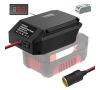 Convertitore step-down per Einhell da 18 V a 12 V, adattatore per batteria e accendisigari, regolatore convertitore Buck DC 12 V (5 - 13 V), adattatore per ruota di alimentazione per tutti gli