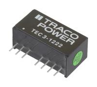 Convertitore TEC 3-1222: DC/DC 3W UEing: 9-18V UAusg: 12VDC UAusg2: -12VDC SI...