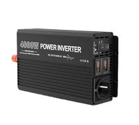 Convertitore Tensione Alimentazione Caricabatteria Dell'inverter A Onda Sinusoidale Pura Da 3000W 4000W 5000W 6000W Presa UE Da CC 12V 24V A CA 220V Invertitore(4000W-12V-220V-50HZ)