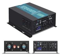 Convertitore Tensione Power Inverter Convertitore Potenza Inverter Pannello Solare 12V/48V/110V CC A CA 120V/230/240V 1000W Onda Sinusoidale Pura Solare 24V 220V(100V,France,48V)