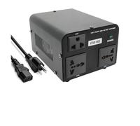 Convertitore Tensione Power Inverter Convertitore Tensione Step Up Down 500W/800W 110V-220V Trasformatore Automatico Alimentazione 50Hz/60Hz Spina US/JP/EU/UK Per Elettrodomestici(VTUS-800 US Plug)