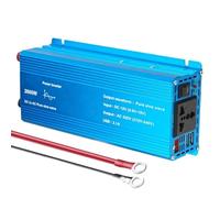 Convertitore Trasformatore Di Potenza Con Presa USB 3 Prese Universale/UE Carica Display LED 3000 W Per Inverter A Onda Sinusoidale Pura Da CC 12 V A CA 220 V Invertitore(Universal 2600W 50Hz A)
