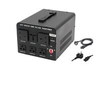 Convertitore Trasformatore Tensione 3000W 110V 220V Step UP&DOWN Convertitore Automatico 6 Prese Alimentazione Spina US/JP/EU/UK 50/60Hz Elettrodomestici Casa Power Inverter(VTUK-3000 2UK-UN-3US)