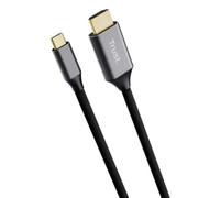 Convertitore Trust Calyx 25630 USB-C verso HDMI 2 m 4K Nero Argento