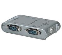 MANHATTAN 151047 - Convertitore USB-B, 4x RS232, 9 poli, MCS7840, 0,45 m
