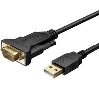 Techly Convertitore Adattatore Techly da USB 2.0 a Seriale Nero