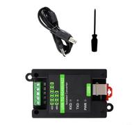 Convertitore USB a RS485/422 isolato con chip FT232RNL | FT232RNL+SP485EEN Chips, Dual Power/Signal Isolation, 600W Surge & 15KV for ESD Protection, DIN Rail Mount, ABS Case