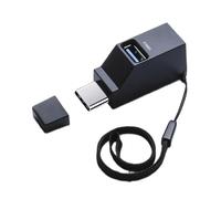 Convertitore USB C a 3 porte Velocità veloce 5Gbps Trasferimento non richiesto Driver Espansione dati veloce Hub USB per accessori da gioco
