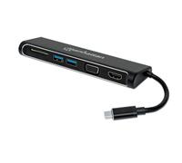 Manhattan Convertitore USB-C™ a HDMI / VGA Docking Station 4-in-1