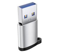 Convertitore USB C, adattatore USB Tipo C - Adattatore USB 3.0 portatile - Trasferimento dati ad alta velocità Tipo C Connettore maschio a femmina per notebook e più dispositivi