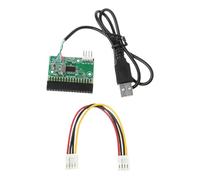 Convertitore USB per floppy drive esterno, cavo 34P da 1,44 MB, 3,6 x 4,4 cm, adattatore USB per unità disco PC, lettore floppy plug and play, connettore U Đ a A Disk | non sono necessari driver