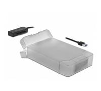 Convertitore USB Type A a SATA 6 Gbit/s DeLOCK 64086 Trasparente