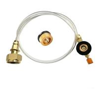 Convertitore valvola di gonfiaggio per riempimento cilindro stufa a gas con tubo in PU per escursioni e uso esterno (tubo PU)