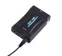 Convertitore video da Scart a HDMI con cavo di alimentazione USB, adattatore scaler convertitore audio video da Scart a HDMI 720P 1080P, supporto PAL, NTSC3.58, Plug and Play, compatibile con HDMI1.4