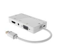 Convertitore video - MICRO CONNECT - DisplayPort - DVI, HDMI, VGA - Risoluzione 1920x1080 - Bianco