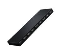 Convertitore video splitter 1x8 a 8 porte compatibile con HDMI 4K@30Hz, 1 ingresso, uscite, for PC, laptop, DVD, proiettore, TV