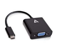 V7 Usb-c To Vga Adapter One Size Black