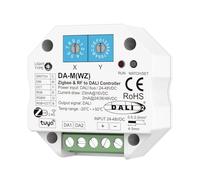Convertitore Zigbee RF a DALI, Compatibile con Tuya APP e Philips Hue, Controller 6 in 1 per Monocolore CCT RGB RGBW RGB+CCT, 1 Indirizzo, Alimentazione Da Bus 15mA@16VDC o 2mA@24VDC