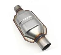 Convertitori catalitici per auto Adatto per convertitore catalitico universale rotondo da 2,25 pollici con catalizzatore ceramico da 400 celle, scarico diretto per auto catalizzatore auto