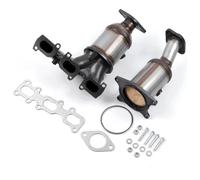 Convertitori catalitici per auto Convertitore catalitico anteriore e posteriore 2 pezzi adatto per Ford Edge 3.5L 3.7L 2011-2014 adatto per Lincoln MKX 3.7L Catalizzatore