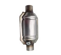 Convertitori catalitici per auto Convertitore catalitico universale per auto da 2,5'' pollici 63,5 mm, sensore di ossigeno,catalizzatore ad alto flusso, acciaio inossidabile Euro 1(Type A 2.5 inch)