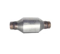 Convertitori catalitici per auto Convertitore catalitico universale per auto da 2,5'' pollici 63,5 mm, sensore di ossigeno,catalizzatore ad alto flusso, acciaio inossidabile Euro 1(Type E 2.5 inch)