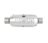 Convertitori catalitici per auto Convertitori catalitici di scarico universali da 2,5"/63 mm in acciaio inossidabile con protezione, adatti per Ford e Chevrolet Silverado. Catalizzatore