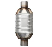 Convertitori catalitici per auto Convertitori catalitici di scarico universali da 2,5"/63 mm in acciaio inossidabile con protezione, adatti per Ford e Chevrolet Silverado. Catalizzatore