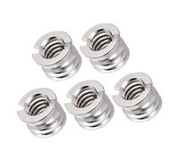 Convertitori di filettatura in metallo resistente Vite per attrezzature fotografiche Treppiedi Design a sgancio rapido Strumento accessorio per fotocamera compatta Meno installazione Dado adattatore