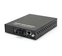 LevelOne FVM-1101 network media converter 100 Mbit/s 1310 nm Black, Black, Tagli