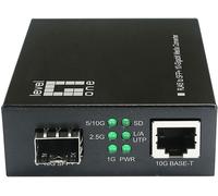 CONVERTITORI DI MEDIA LEVEL ONE GVT-2051 - 10 Gbps, RJ45 a SFP+, Nero
