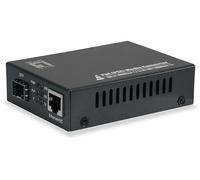 CONVERTITORI DI SEGNALE DI RETE LEVELONE GVT-2012 - 1000 Mbit/s, RJ-45/SFP, Nero