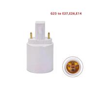 Convertitori G23 a E27 E26 LED Alogena CFL Lampadina Adattatore per lampada Presa ignifuga Spina Estensione