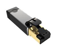 Convertitori Gigabit da USB C a RJ45 placcati oro per migliorare la trasmissione dei segnali e la durata della presa e riproduzione Ethernet