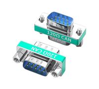 Convertitori industriali del porto di DB9pin con il resistore di corrispondenza preciso 120Ω per l'adattatore maschio/femmina di ottimizzazione della trasmissione di CAN