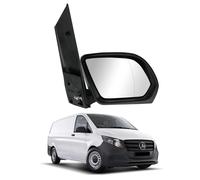 Convitex Specchietto Retrovisore Esterno per MERCEDES V CLASS W447 dal 2014 al 2020, VITO dal 2014, Destra - Lato Passeggero, Specchietti esterni completi, Tipo funzionamento: elettrico, Asferico