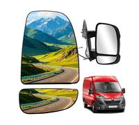Convitex Vetro Specchio, Specchio Esterno Retrovisore Riscaldabile per Fiat Ducato Citroen Jumper Peugeot Boxer 2006-2023, Destro DX Lato Passeggero