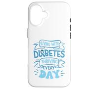 Convivere con il diabete, prosperare ogni giorno Custodia per iPhone 16