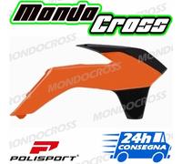 convogliatori radiatore POLISPORT Arancione Nero KTM 250 SX F 2014 (14)
