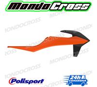 convogliatori radiatore POLISPORT arancione16 nero KTM 450 SX F 2020 (20)